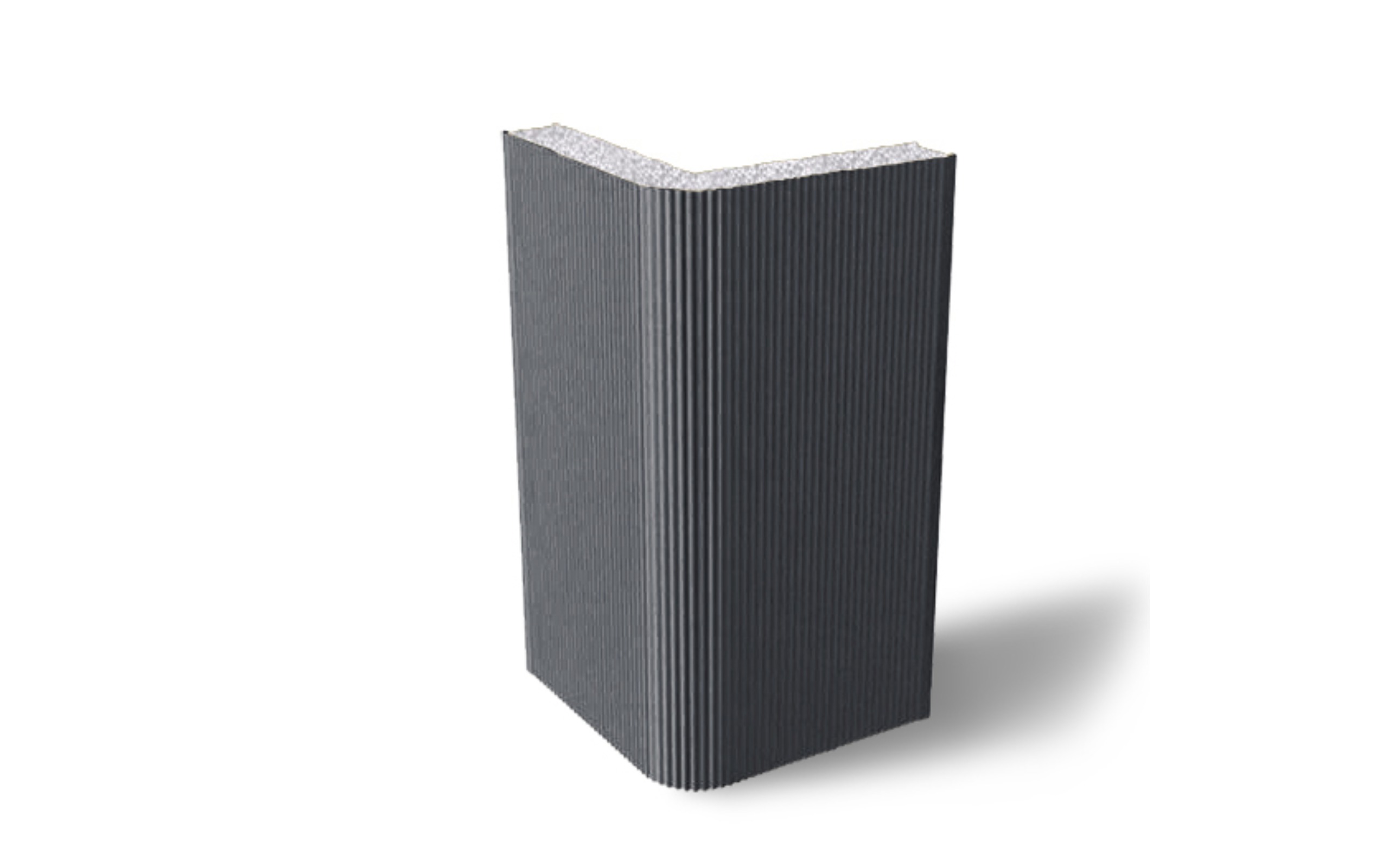 Вертикальная угловая сэндвич панель PIR